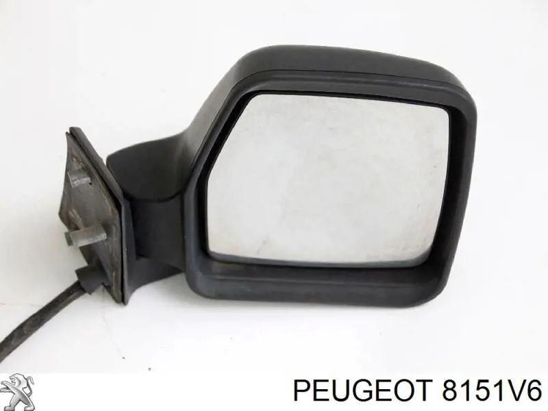 8151V6 Peugeot/Citroen зеркальный элемент зеркала заднего вида правого