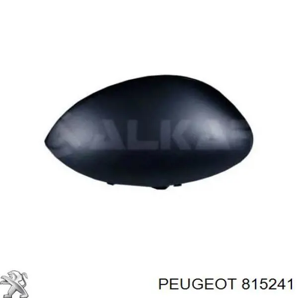 Superposicion(Cubierta) De Espejo Retrovisor Derecho 815241 Peugeot/Citroen
