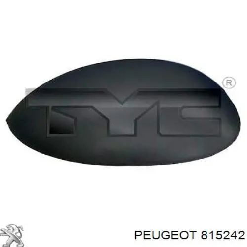 Superposicion(Cubierta) De Espejo Retrovisor Izquierdo 815242 Peugeot/Citroen