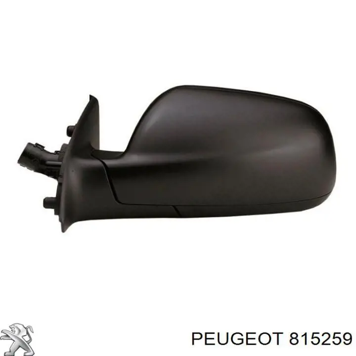815259 Peugeot/Citroen накладка (крышка зеркала заднего вида левая)
