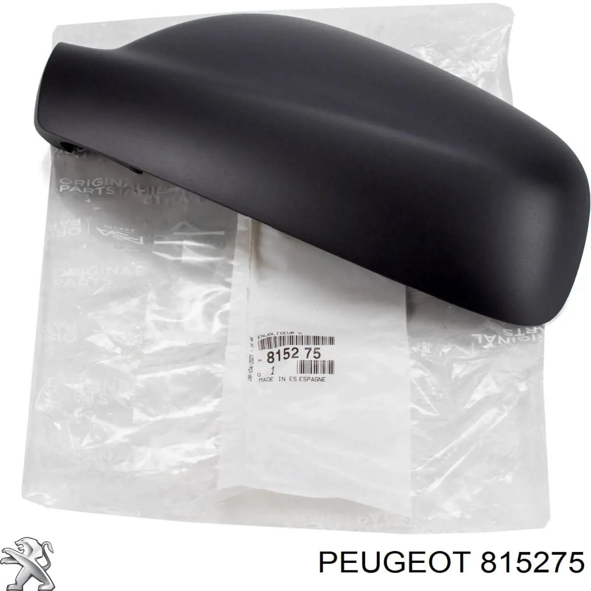 815275 Peugeot/Citroen накладка (крышка зеркала заднего вида левая)