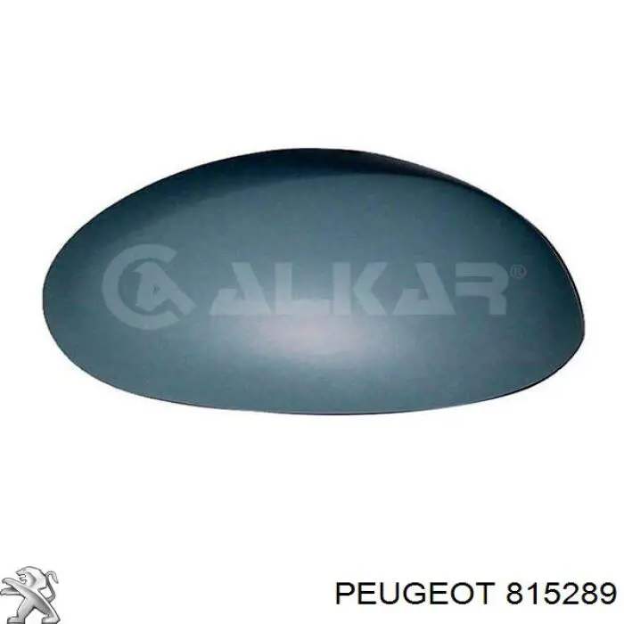 815289 Peugeot/Citroen Накладка зеркала заднего вида, правая