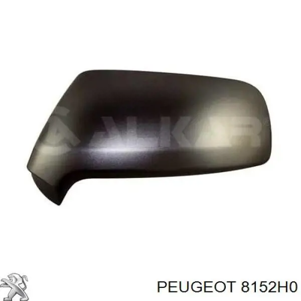 8152H0 Peugeot/Citroen накладка (крышка зеркала заднего вида левая)
