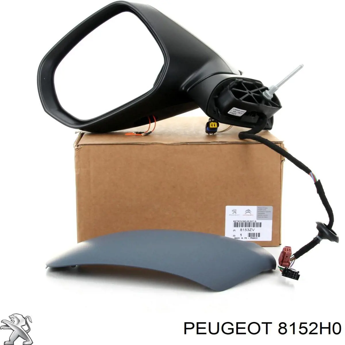 Накладка левого бокового зеркала Peugeot/Citroen 8152H0 цена, от 12.40 USD
