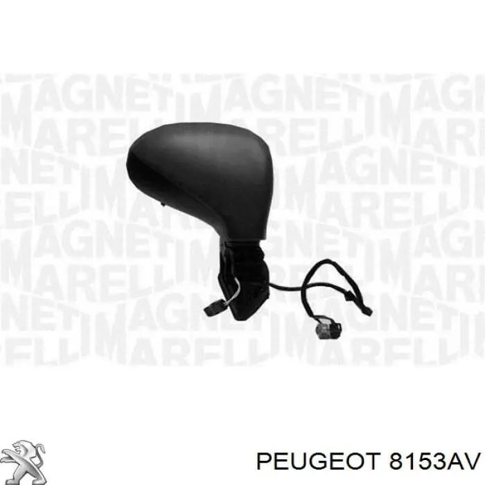 Купить 8153AV Peugeot/Citroen Боковое зеркало заднего вида правое