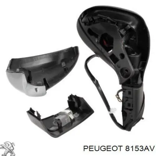 Espejo retrovisor derecho 8153AV Peugeot/Citroen