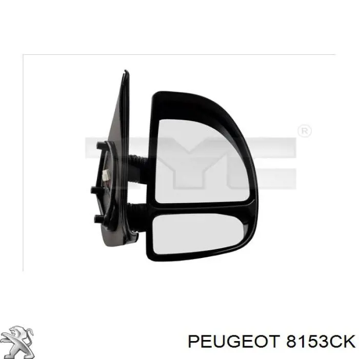 Наружное зеркало правое Peugeot/Citroen 8153CK цена, от 76.13 USD