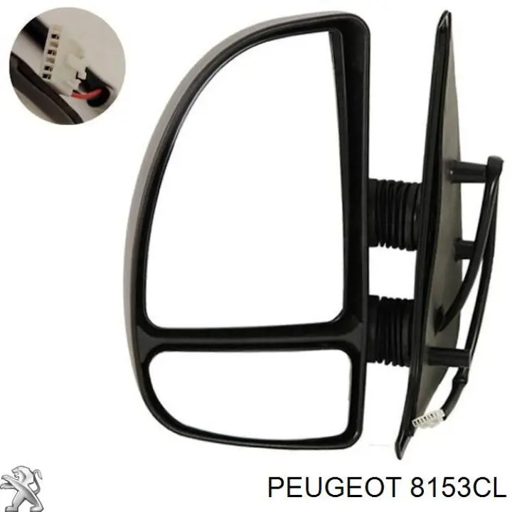 Зеркало заднего вида, левое Peugeot/Citroen 8153CL цена, от 84.47 USD