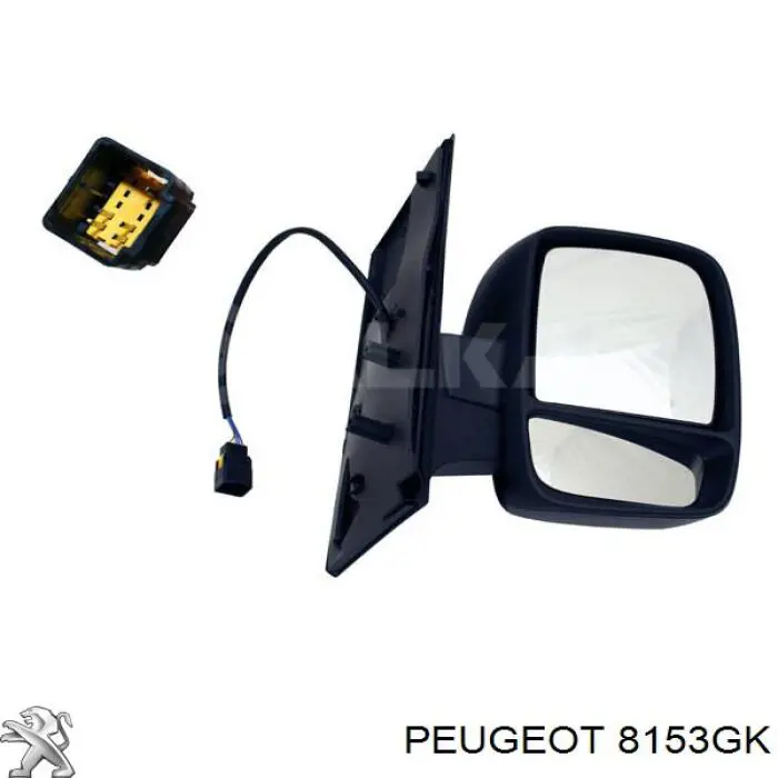 Наружное зеркало правое Peugeot/Citroen 8153GK цена, от 77.88 USD