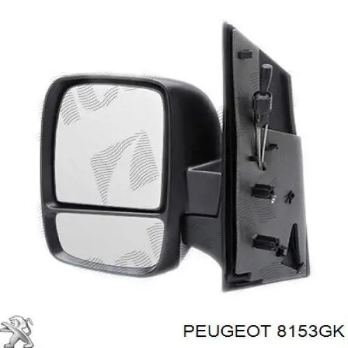 Купить 8153GK Peugeot/Citroen Боковое зеркало заднего вида правое