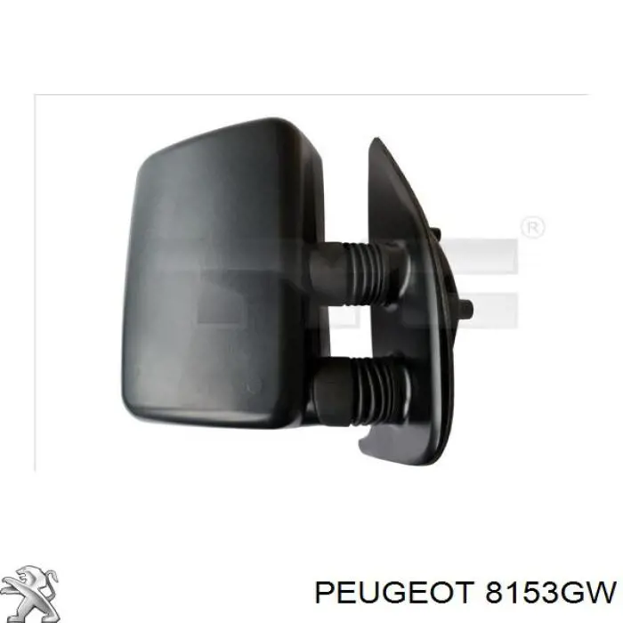 8153GW Peugeot/Citroen зеркало заднего вида левое