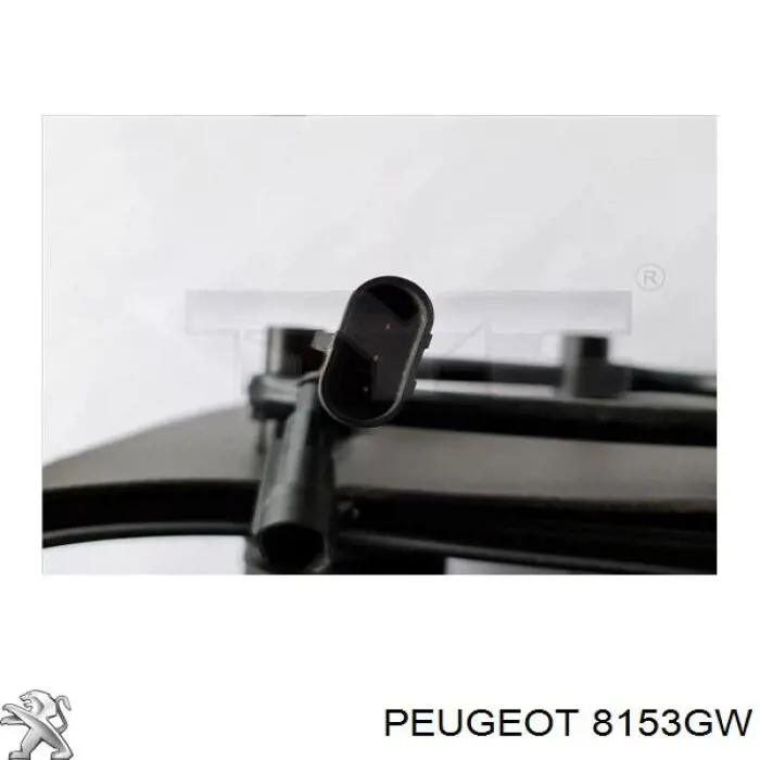 Espejo retrovisor izquierdo 8153GW Peugeot/Citroen