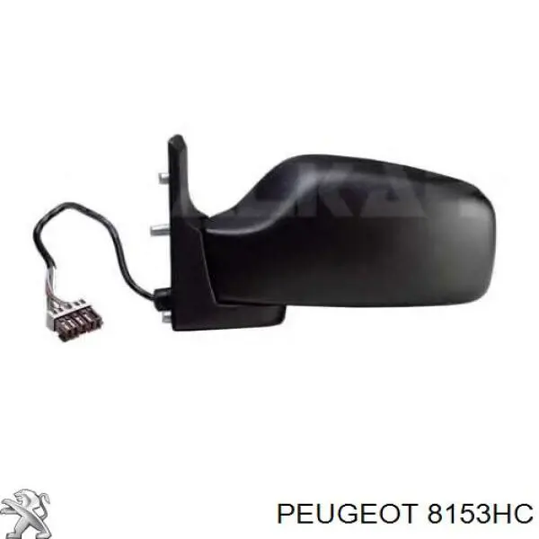 8153HC Peugeot/Citroen зеркало заднего вида правое