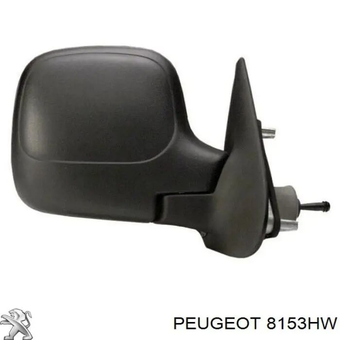 8153HW Peugeot/Citroen Зеркало заднего вида правое