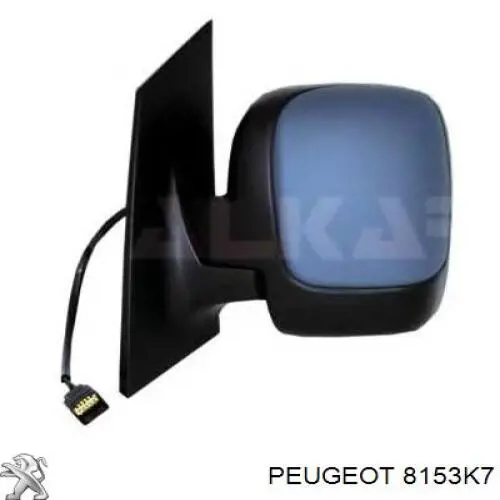 Наружное зеркало правое Peugeot/Citroen 8153K7 цена, от 54.91 USD