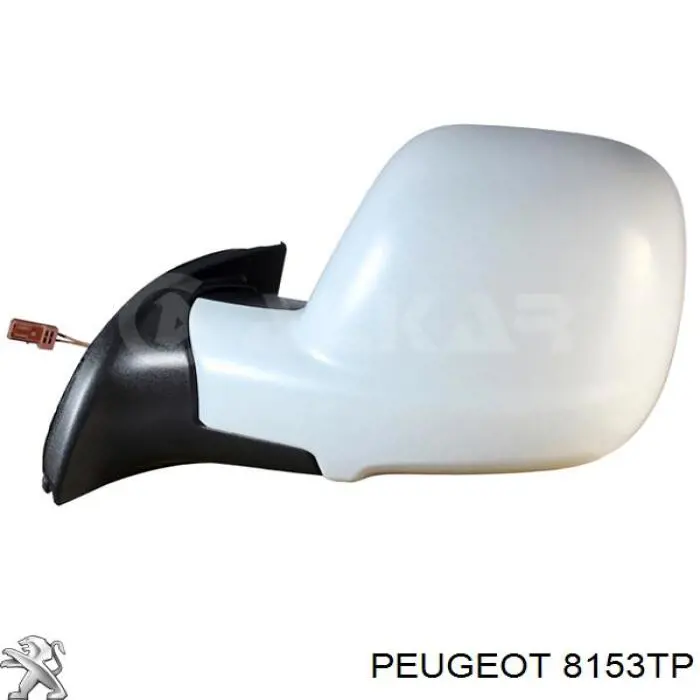 Зеркало заднего вида, левое Peugeot/Citroen 8153TP цена, от 62.32 USD