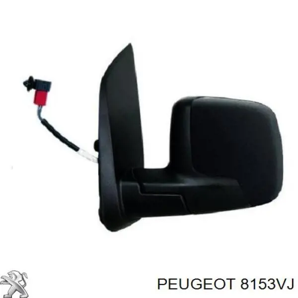 8153VJ Peugeot/Citroen зеркало заднего вида левое