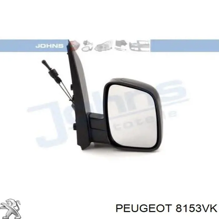 Накладка правого зеркала заднего вида Polcar 239154TM