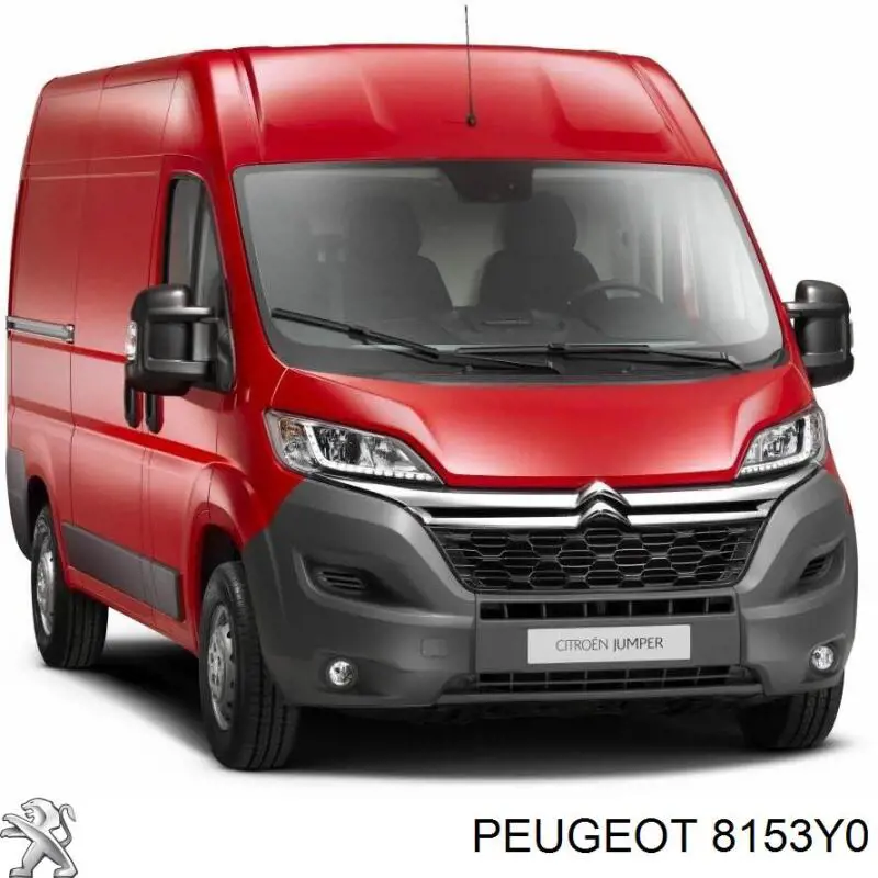 Зеркало заднего вида, левое Peugeot/Citroen 8153Y0 цена, от 174.58 USD