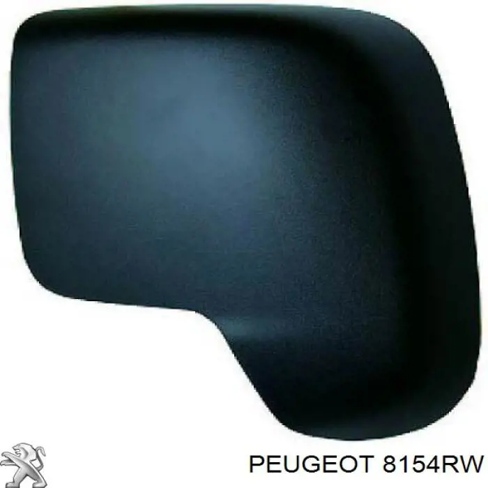 Накладка (крышка) зеркала заднего вида правая 8154RW Peugeot/Citroen