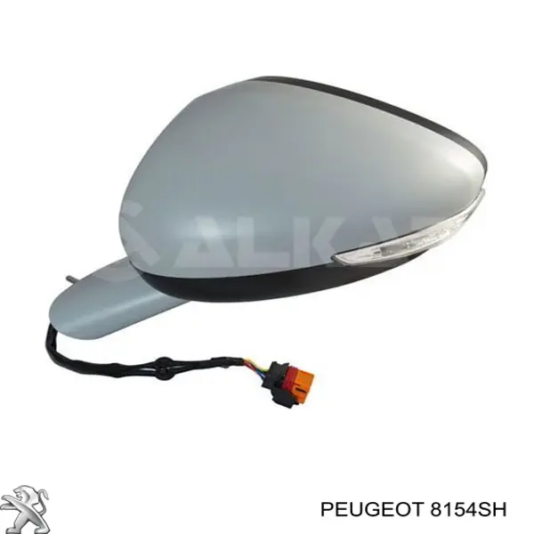 Зеркало заднего вида, левое Peugeot/Citroen 8154SH цена, от 150.17 USD