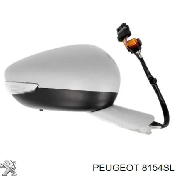 Купить 8154SL Peugeot/Citroen Боковое зеркало заднего вида правое