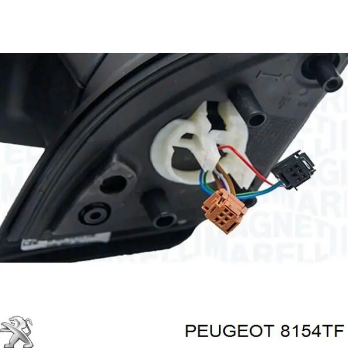 8154TF Peugeot/Citroen Левое боковое зеркало