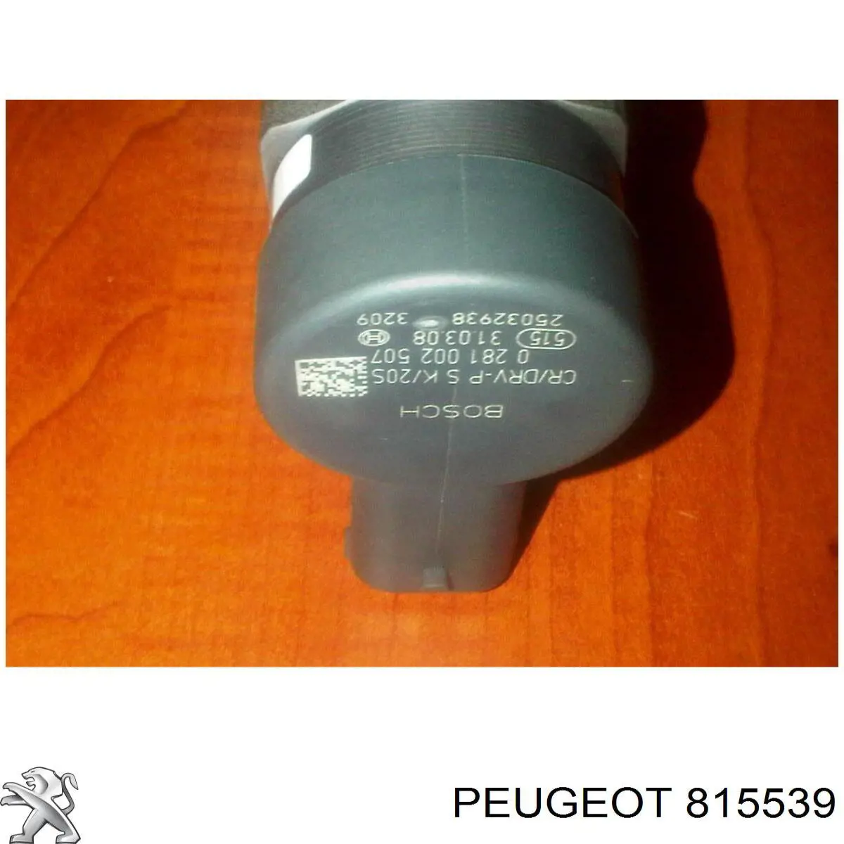 Regulador de presión de combustible, rampa de inyectores 815539 Peugeot/Citroen