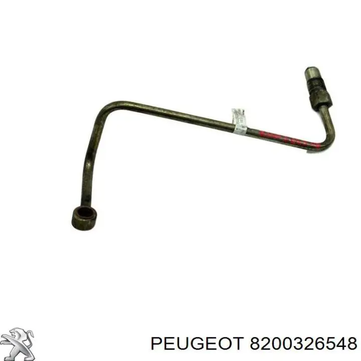 8200326548 Peugeot/Citroen tubo (mangueira de fornecimento de óleo de turbina)