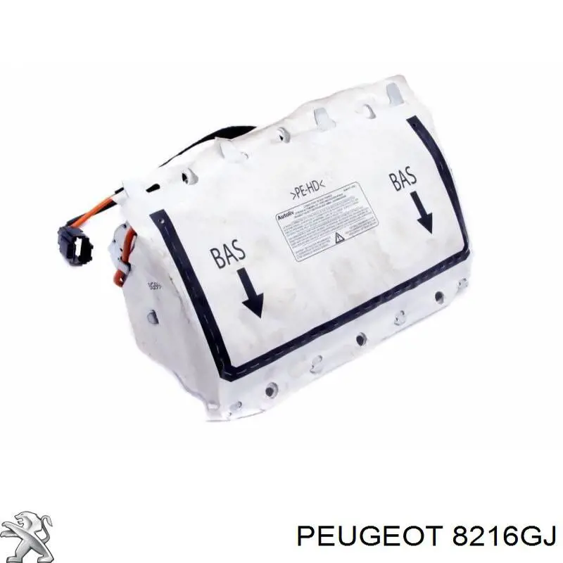 8216GJ Peugeot/Citroen подушка безопасности (airbag пассажирская)