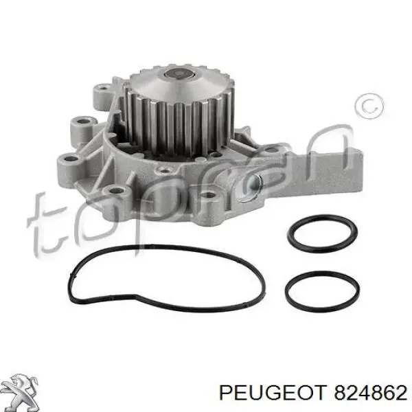 Купить 824862 Peugeot/Citroen Водосток лобового стекла, жабо