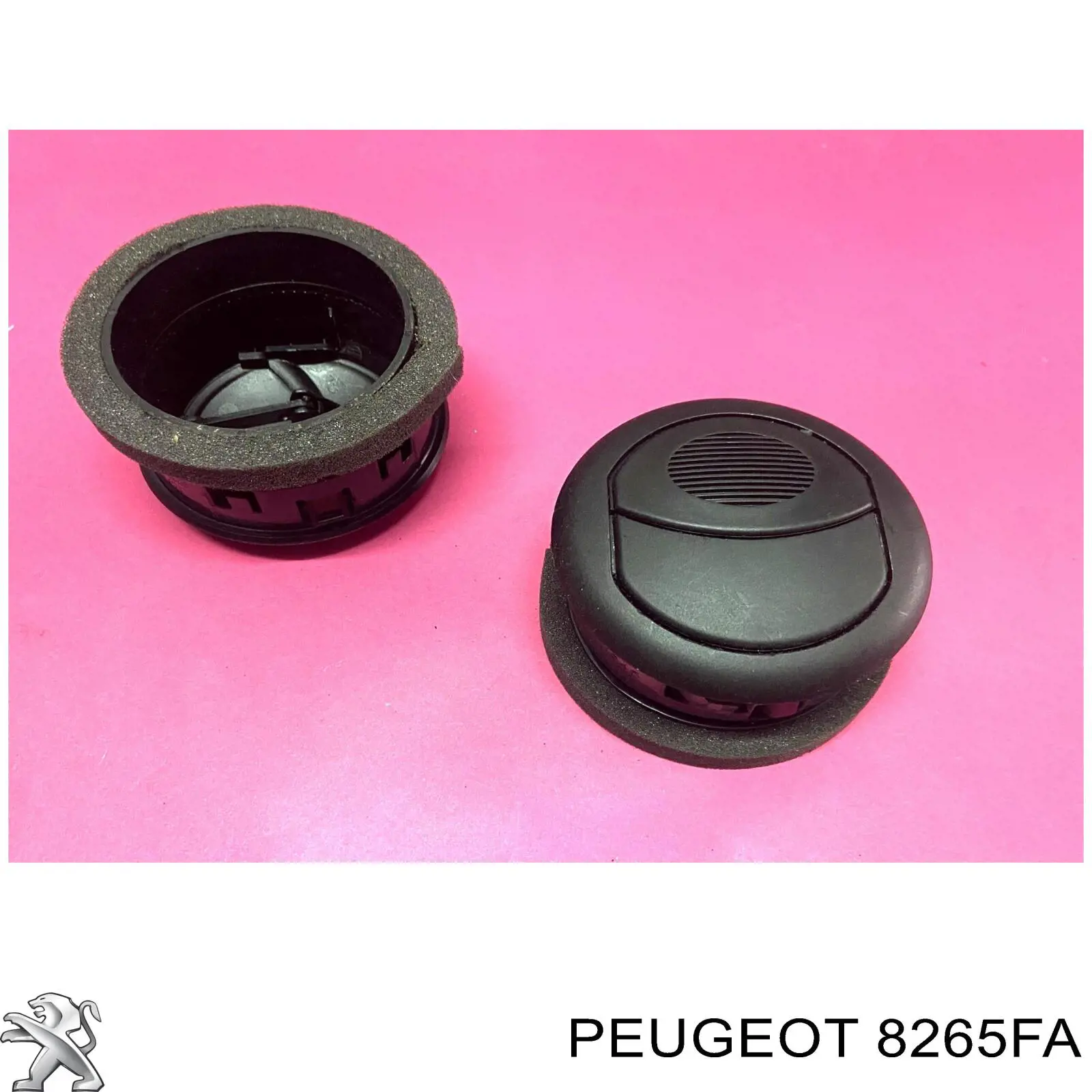 Grelha de ventilação de salão no "painel de instrumentos" para Peugeot Bipper (A)