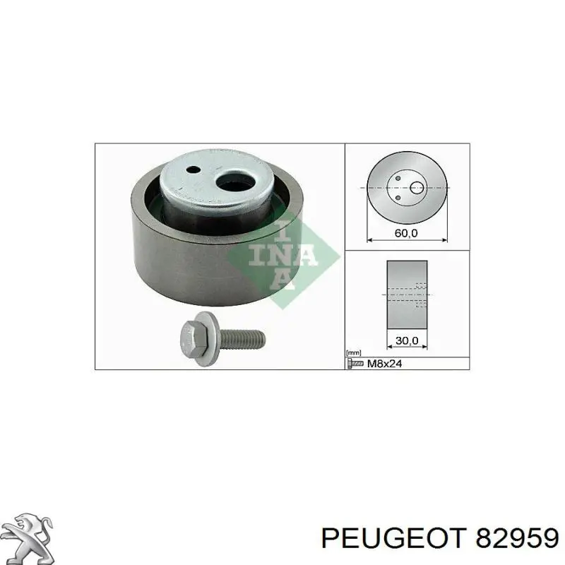 82959 Peugeot/Citroen ролик грм
