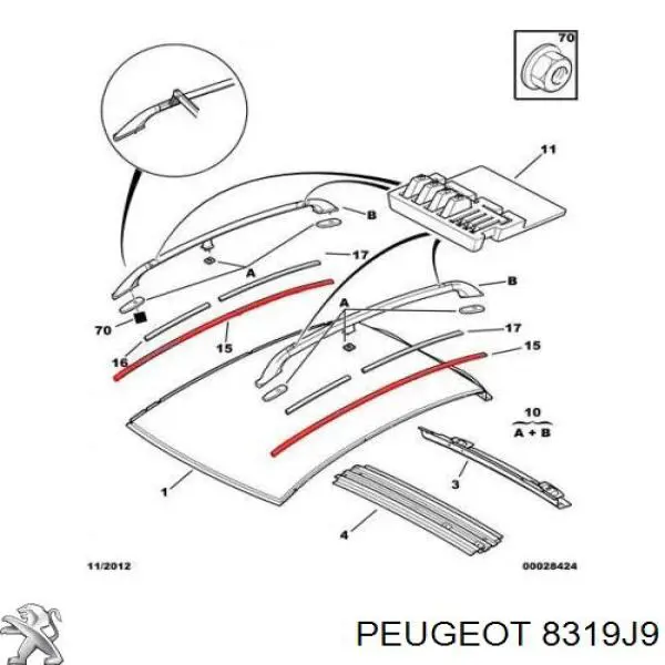  8319J9 Peugeot/Citroen