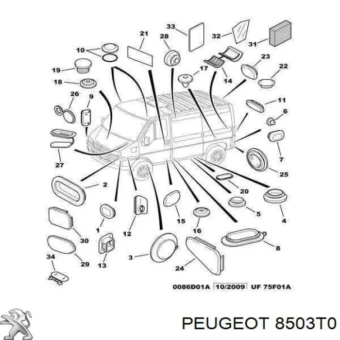  8503T0 Peugeot/Citroen