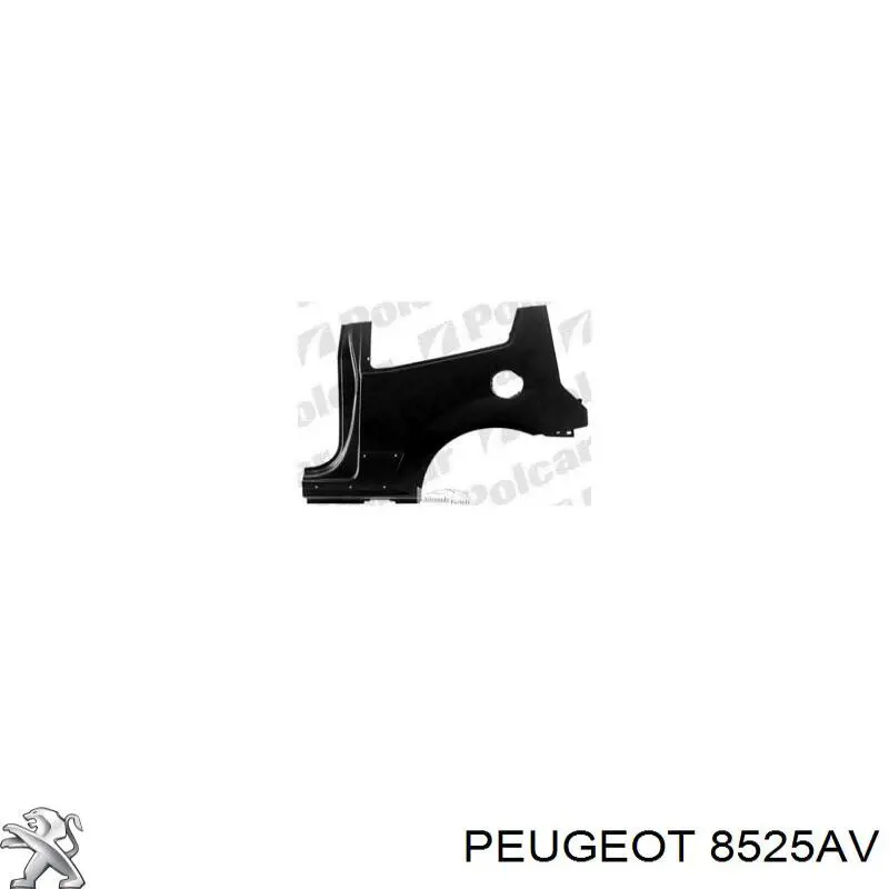 Крыло заднее правое 8525AV Peugeot/Citroen