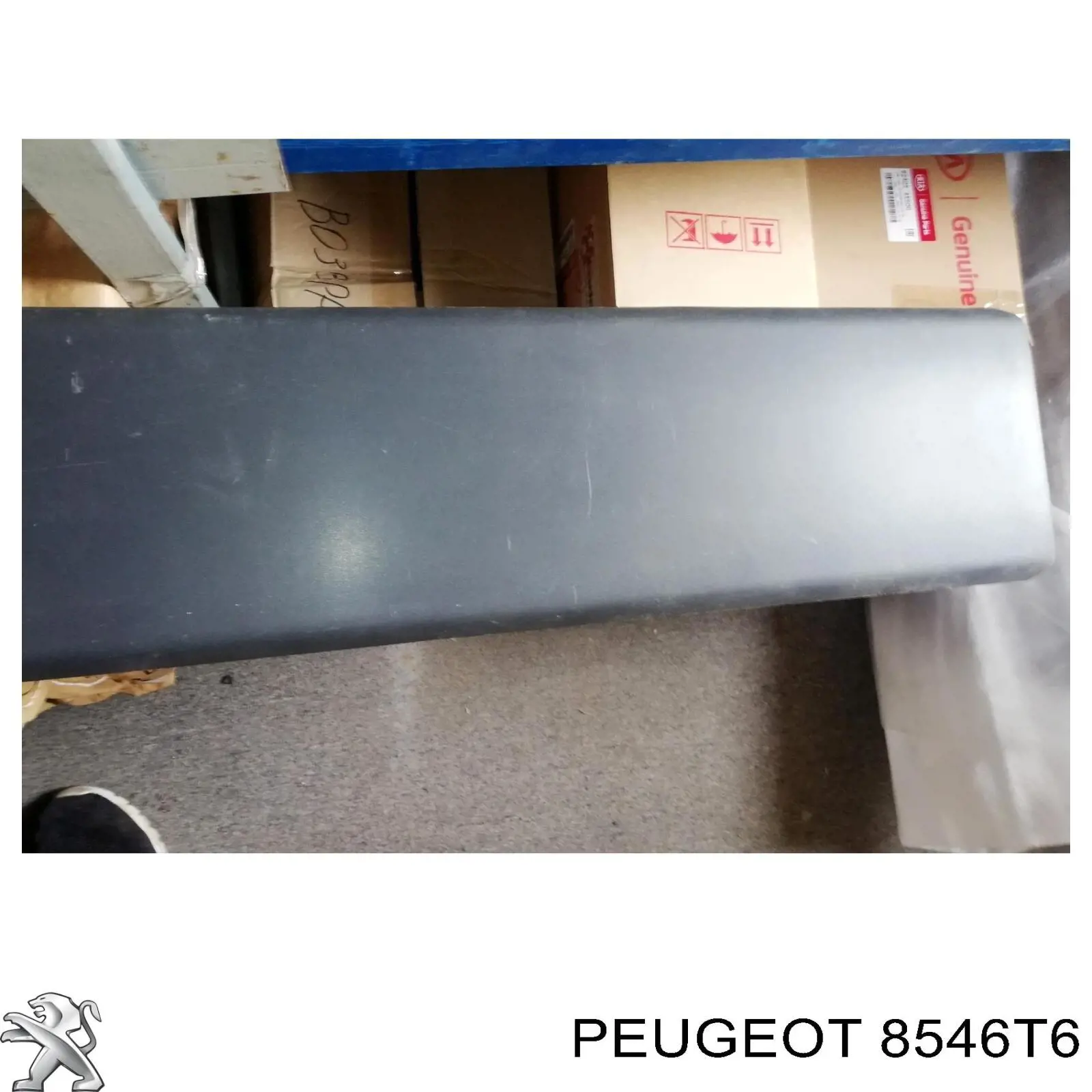 Молдинг боковой (сдвижной) двери Peugeot/Citroen 8546T6