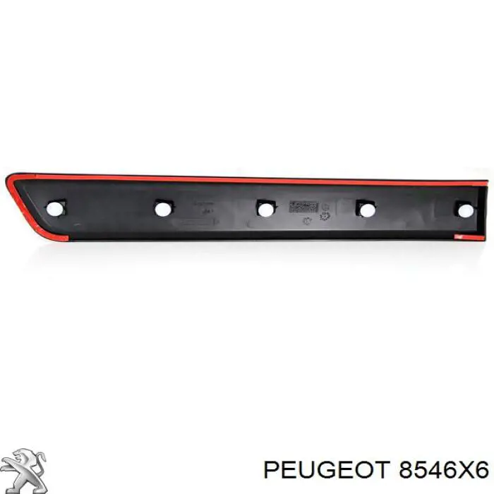 Купить 8546X6 Peugeot/Citroen Молдинг задней левой двери