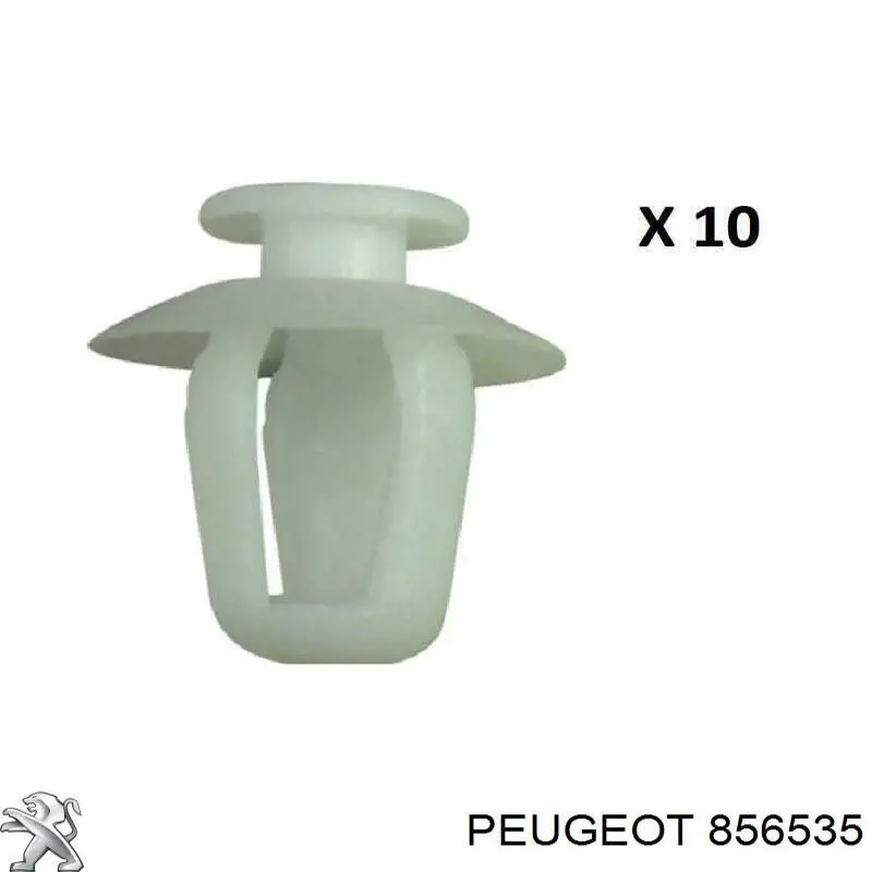 856535 Peugeot/Citroen cápsula (prendedor de fixação de placas sobrepostas do acesso)
