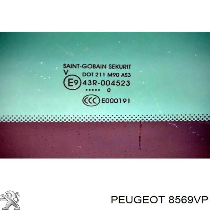 Стекло двери боковой сдвижной правой Peugeot/Citroen 8569VP цена, от 56.43 USD