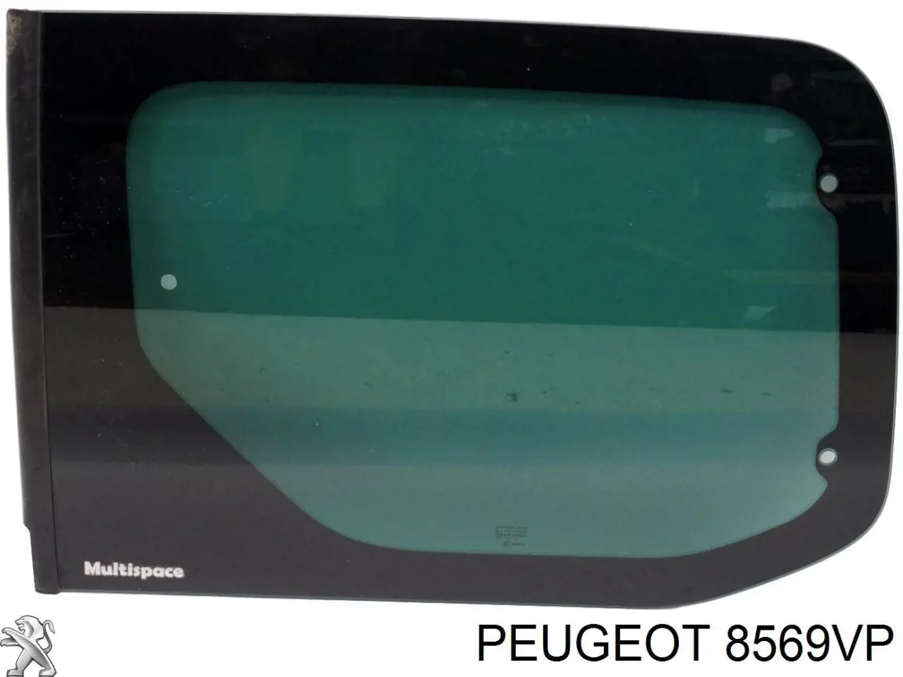 8569VP Peugeot/Citroen стекло двери боковой сдвижной правой