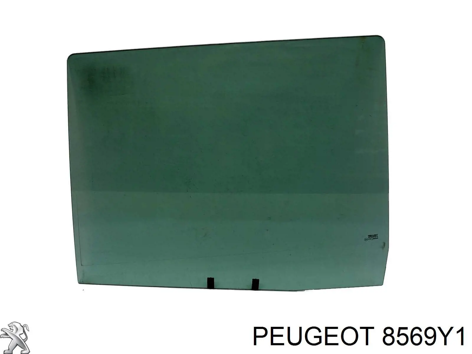 8569Y1 Peugeot/Citroen vidro da porta lateral deslizante esquerda
