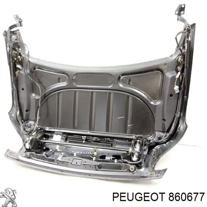 860677 Peugeot/Citroen tampa de porta-malas