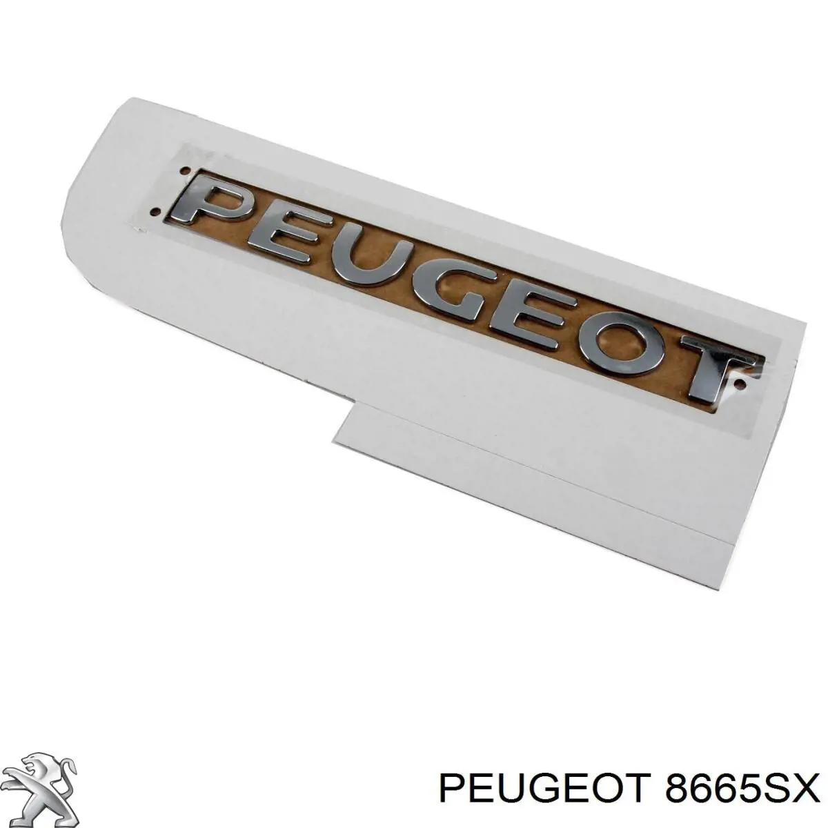 Emblema de tapa de maletero 8665SX Peugeot/Citroen