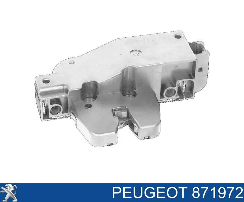 871972 Peugeot/Citroen замок крышки багажника (двери 3/5-й задней)