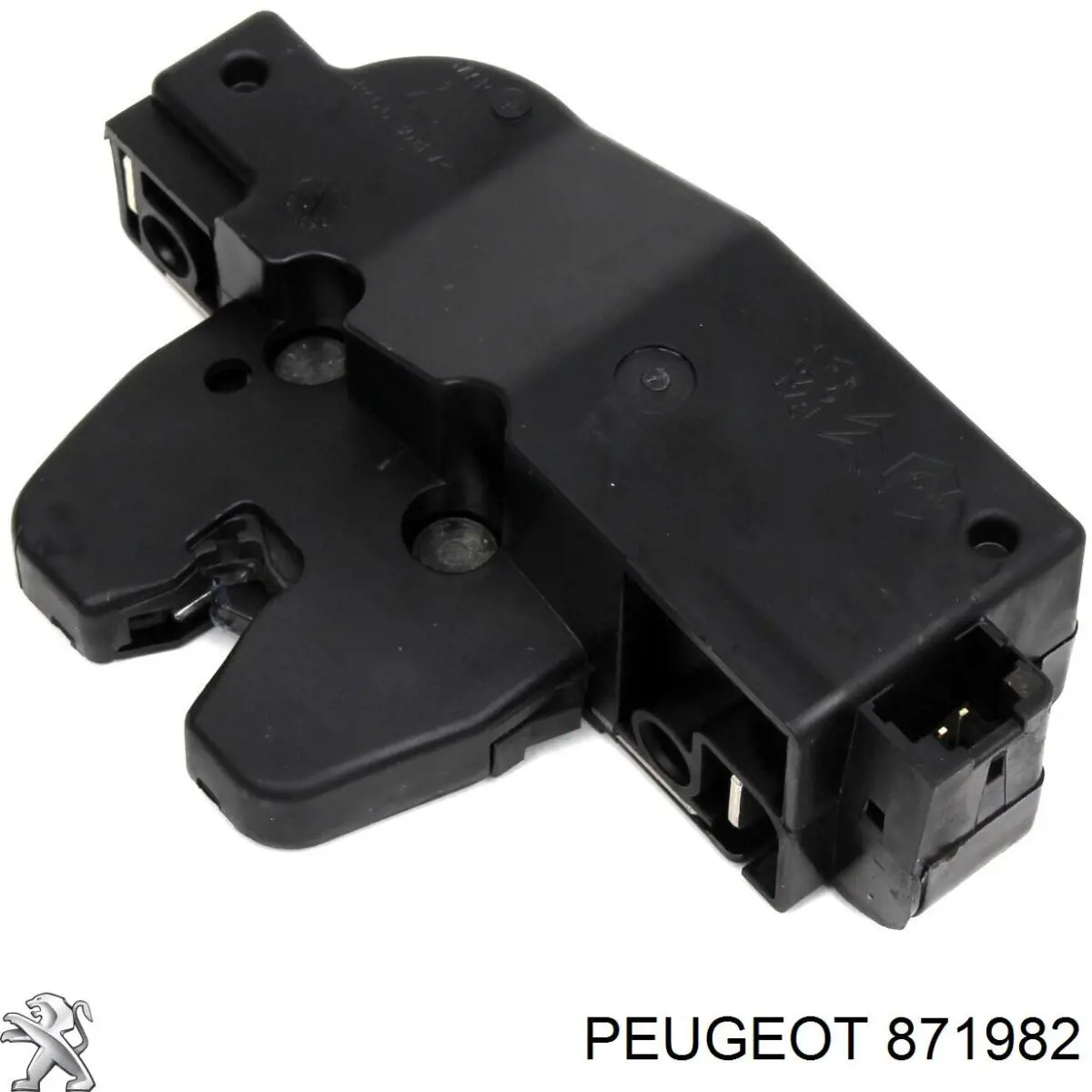 Fecho de tampa de porta-malas (de 3ª/5ª porta traseira) Peugeot 206 SW 2E, K