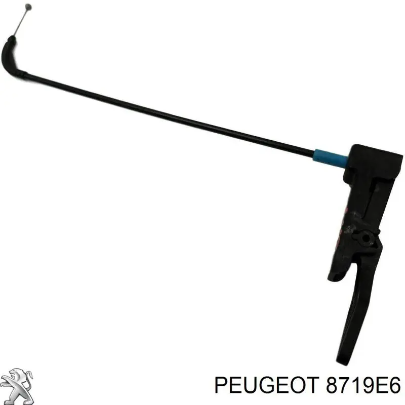 Трос (тяга) открывания замка двери задней правой 8719E6 Peugeot/Citroen