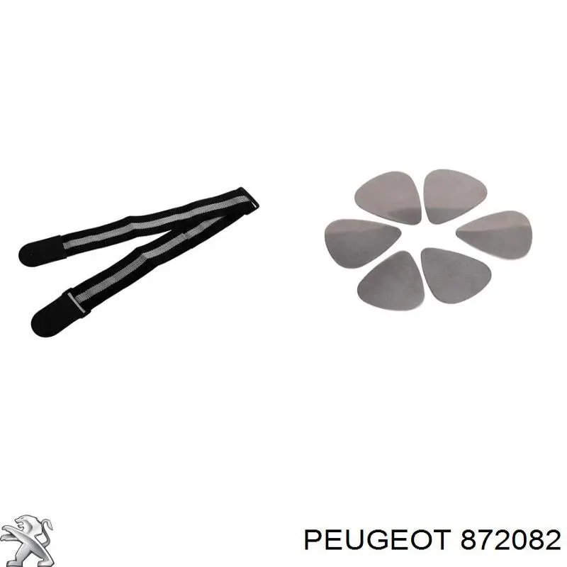 Купить 872082 Peugeot/Citroen Ручка двери задней (распашной) левая внутренняя