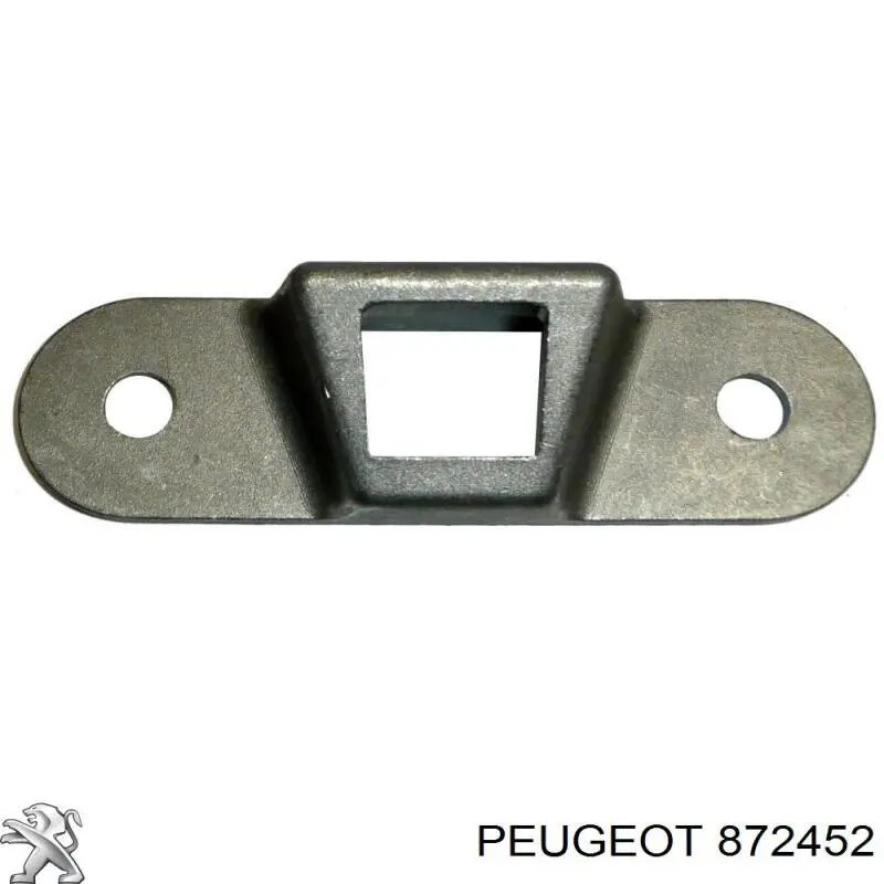 Петля-зацеп (ответная часть) замка двери задней распашной левый верхний Peugeot/Citroen 872452