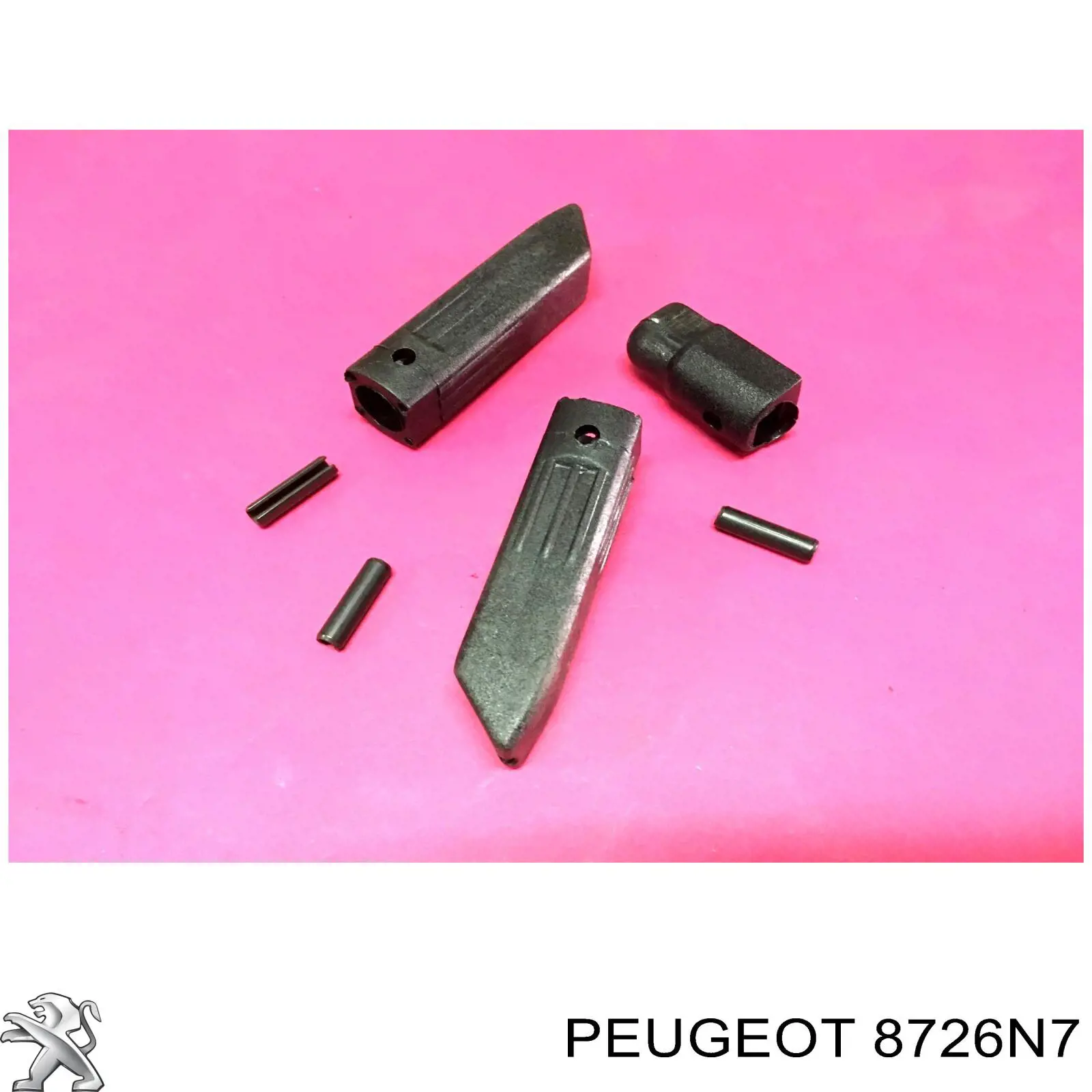 8726N7 Peugeot/Citroen Замок задней левой распашной двери